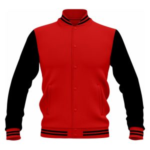 LJ-102 Red Personalized Varsity Letter Jacket