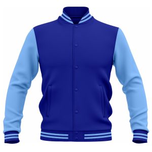 LJ-103 Blue Personalized Varsity Letter Jacket
