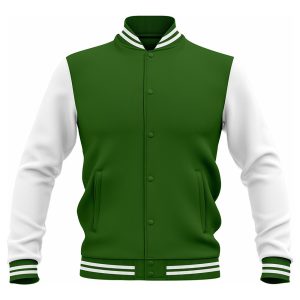 LJ-113 Green Personalized Varsity Letter Jacket