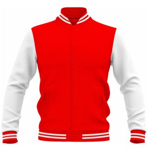 LJ-117 Red Personalized Varsity Letter Jacket