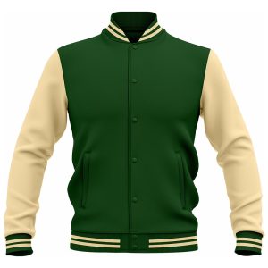 LJ-118 Green Personalized Varsity Letter Jacket