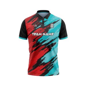 Bondi Blue Customized Cricket Team Jersey Design