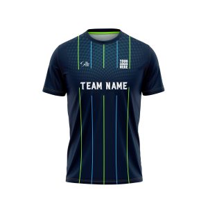 Fluoro Stripes Custom Football Jersey