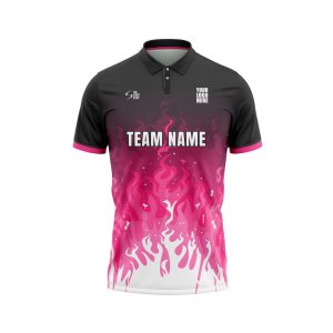 Pink Fire Custom Cricket Jersey